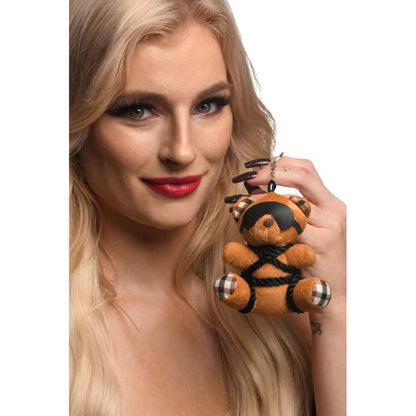 Rope Bondage Teddy Bear Keychain - EP