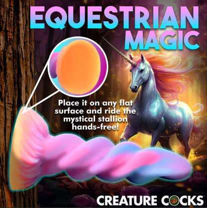 Moon Rider Glow in The Dark Unicorn Dildo - EP