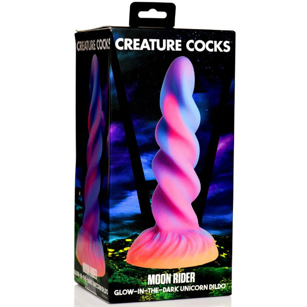 Moon Rider Glow in The Dark Unicorn Dildo - EP
