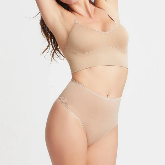 Kate Medium Control High-Waist Thigh Slimmer In Nude - Dominique – BraTopia