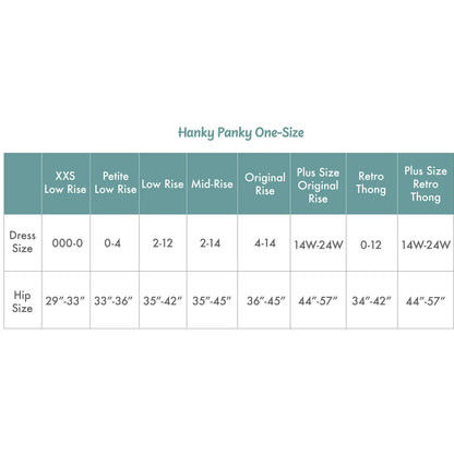 3 Original Rise Thongs In Floramania - Hanky Panky