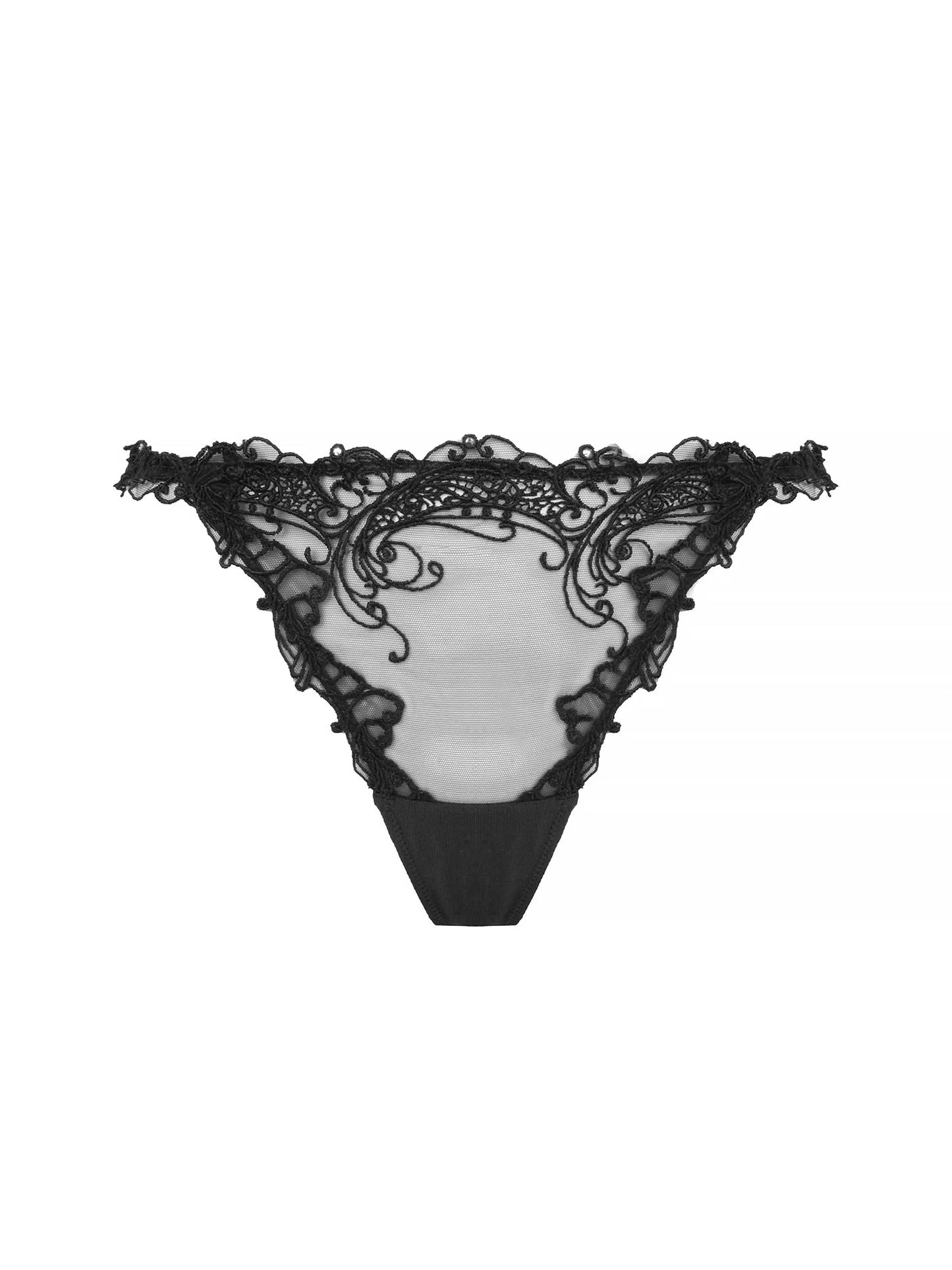 Soir De Venise Sexy Thong In Black - Lise Charmel