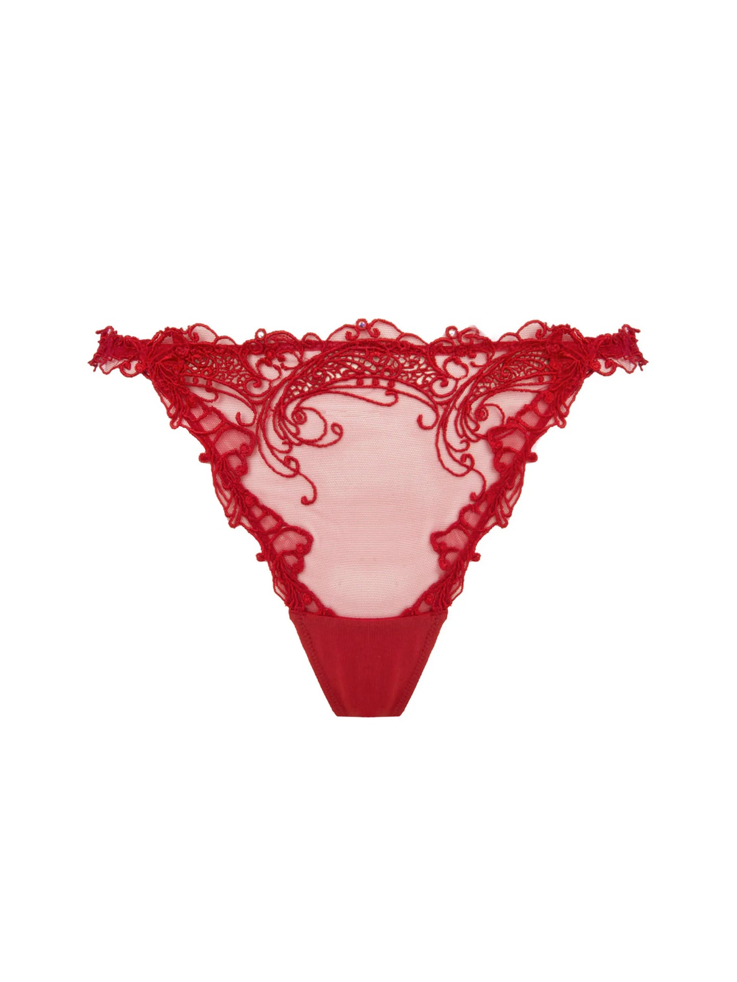 Lise Charmel Soir Venise Thong - Rouge Venise | BraTopia Lise Charmel Soir Venise Thong - Rouge Venise | BraTopia
