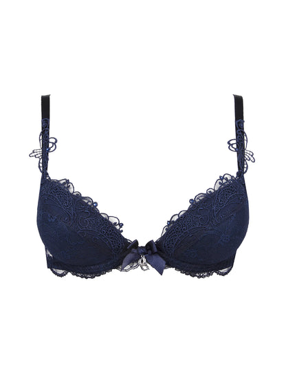 Soir De Venise Push Up Bra In Bleu Venise - Lise Charmel