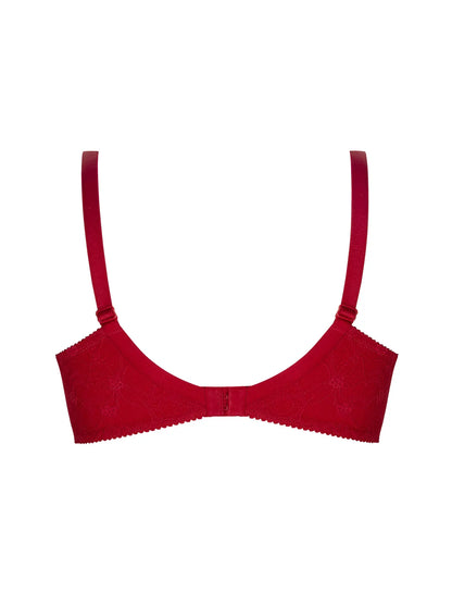 Soir De Venise 3 Parts Full Cup Bra In Rouge Venise - Lise Charmel