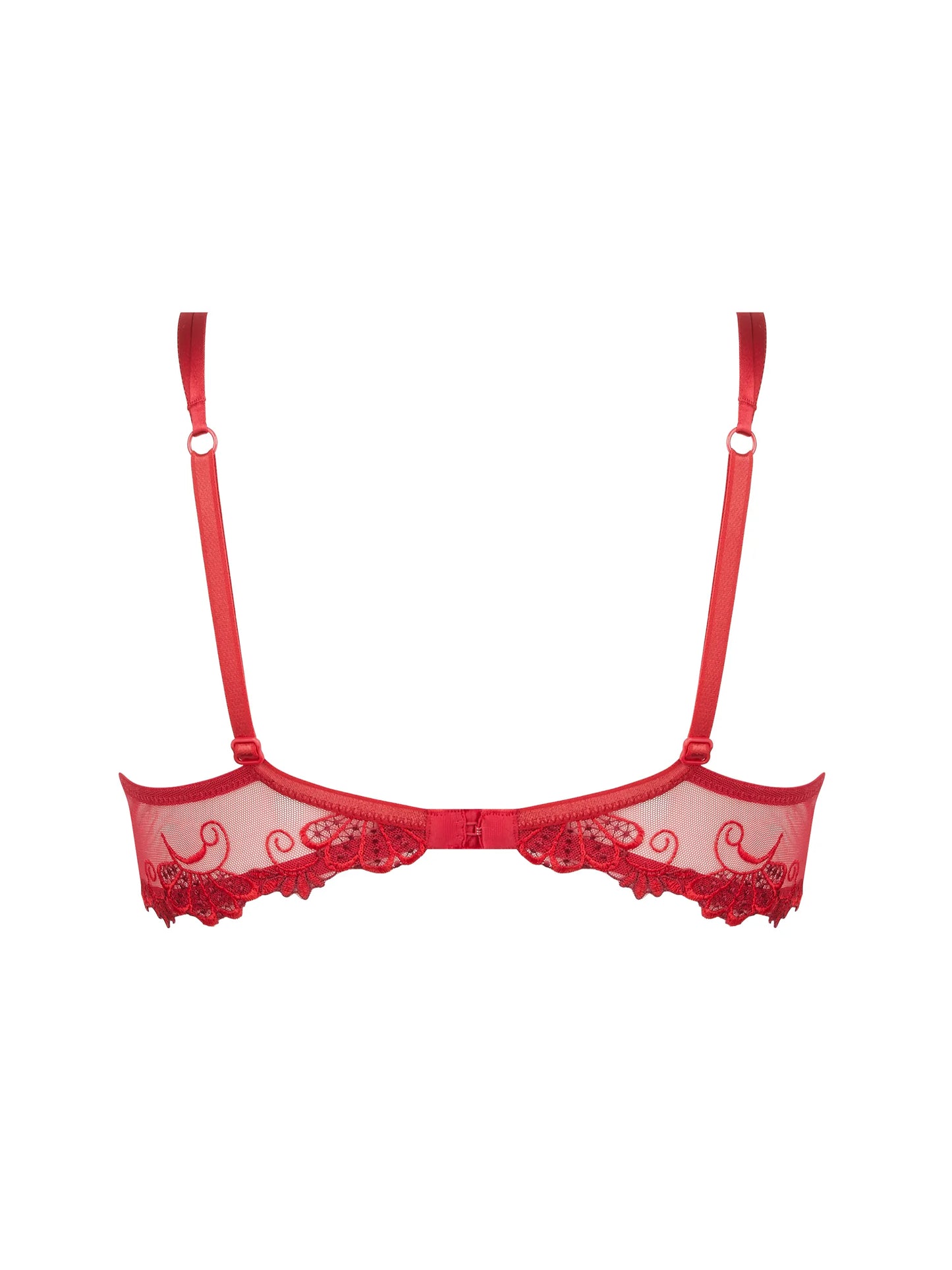 Dressing Floral Full Cup Bra In Red - Lise Charmel