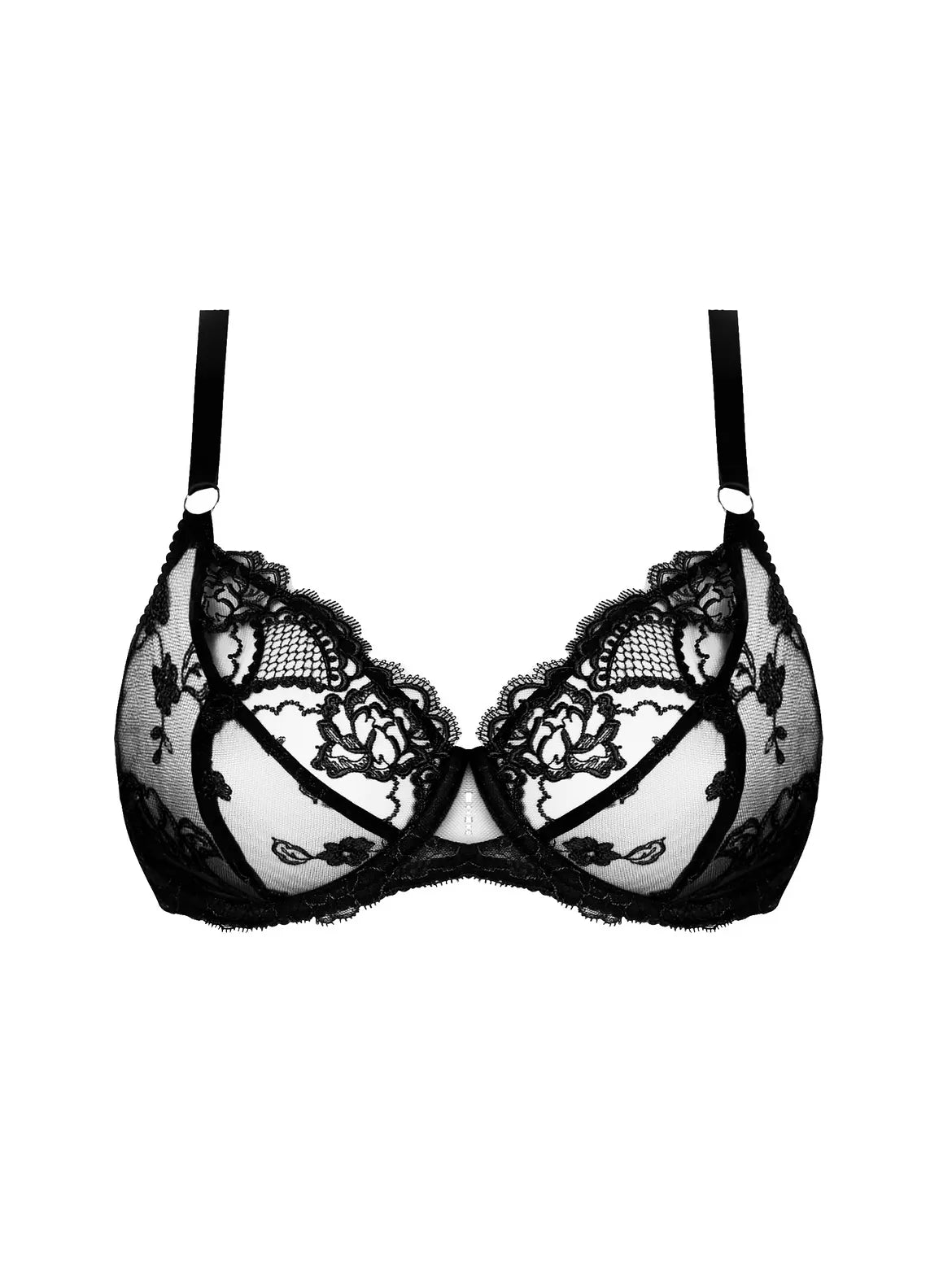 Sublime En Dentelle 3/4 Cup Bra In Black - Lise Charmel