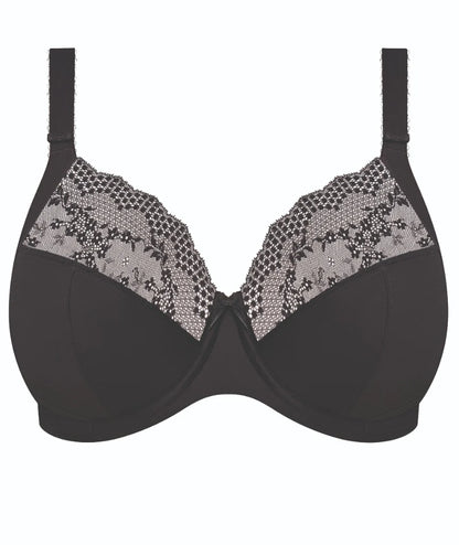 Lucie Underwired Plunge Bra In Jet - Elomi
