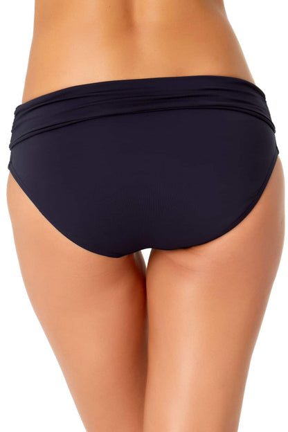 Convertible Shirred Bikini Bottom - Anne Cole