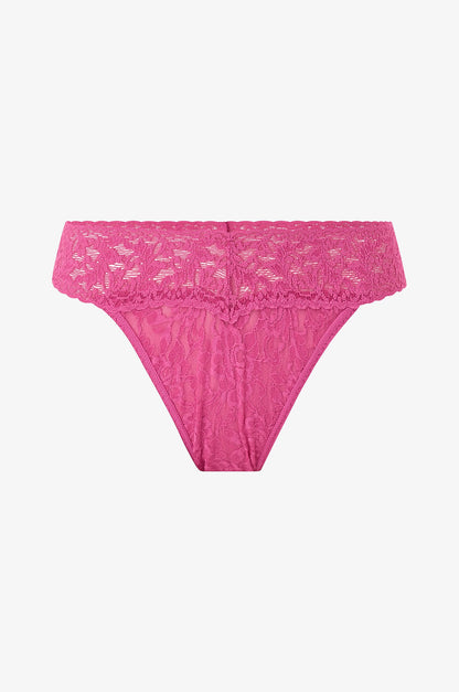 3 Original Rise Thongs in Sweet Tart, Tangelo Orange, and Twilight Purple - Hanky Panky