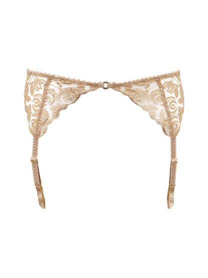 VIP Fleur D'Or Suspender In Gold - Gossard