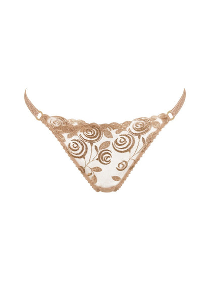 VIP Fleur D'Or Thong in Gold - Gossard