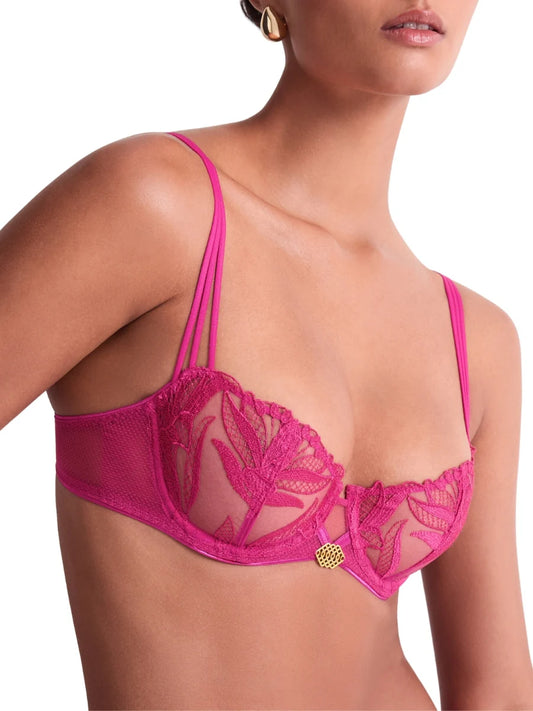 Sweet Euphoria Half Cup Bra in Passion Rose - Aubade