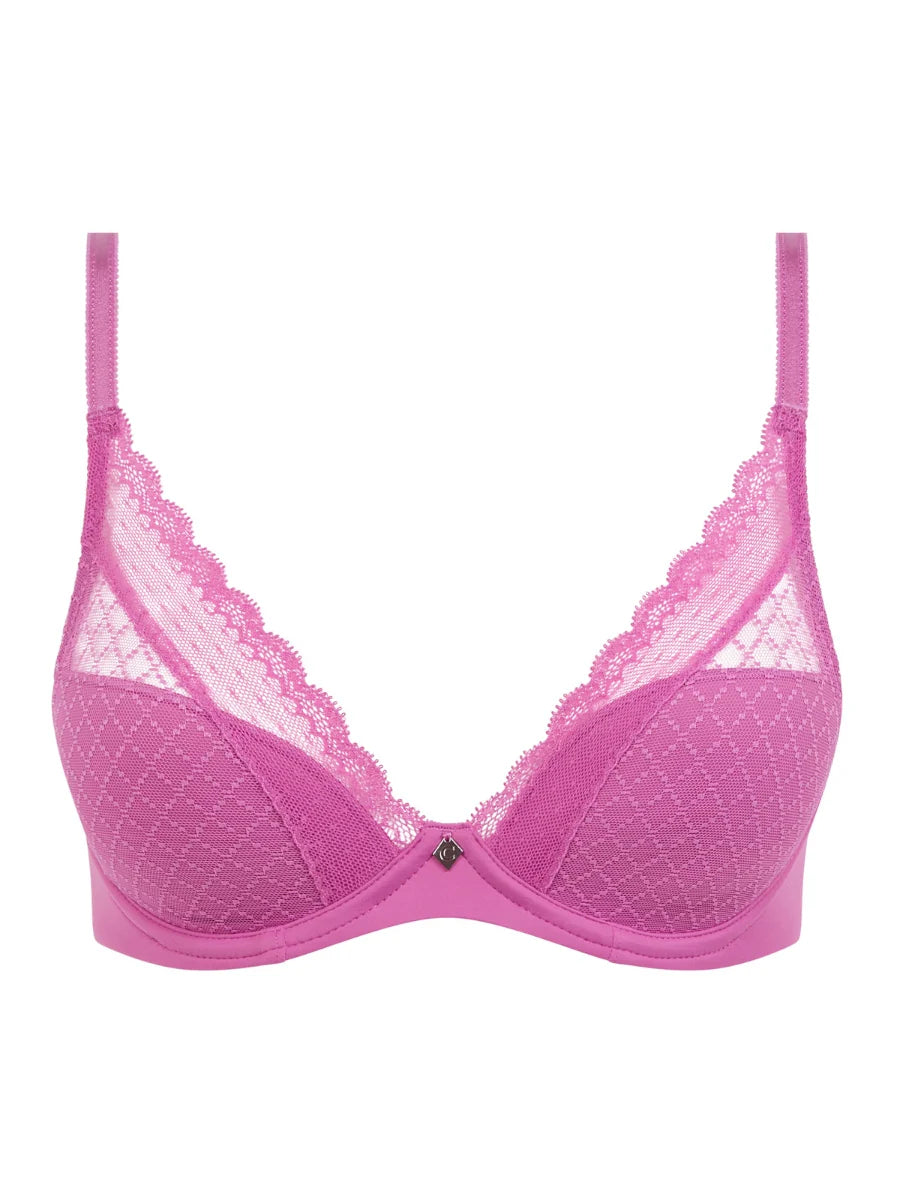 Nora Chic Plunge T-Shirt Bra in Rosebud - Chantelle