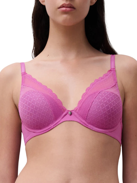 Nora Chic Plunge T-Shirt Bra in Rosebud - Chantelle