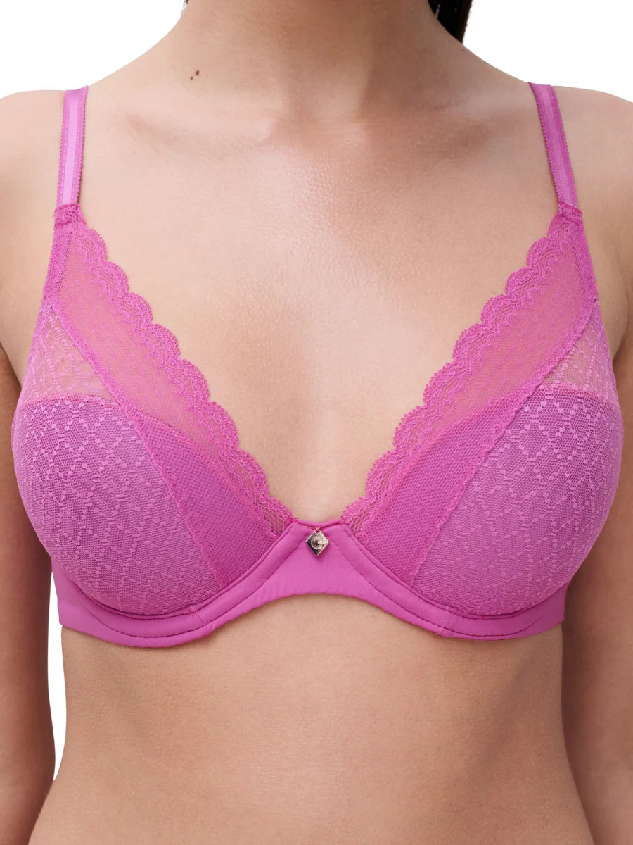 Nora Chic Plunge T-Shirt Bra in Rosebud - Chantelle