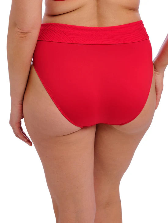 Ottawa High Waist Bikini Brief In Red - Fantasie