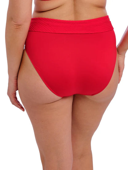 Ottawa High Waist Bikini Brief In Red - Fantasie