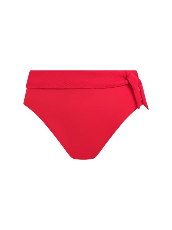 Ottawa High Waist Bikini Brief In Red - Fantasie