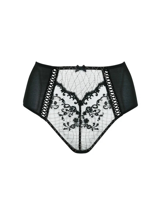 Lacage High Waist Brief In Black - Gossard