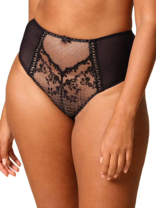 Lacage High Waist Brief In Black - Gossard
