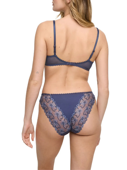 Jane Push Up Bra In Blue Shadow - Marie Jo