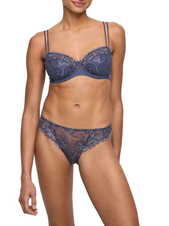 Jane Thong in Blue Shadow - Marie Jo