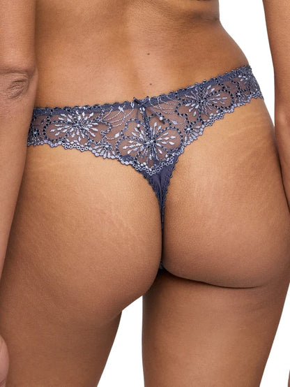 Jane Thong in Blue Shadow - Marie Jo