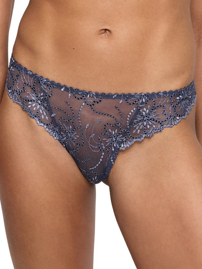 Jane Thong in Blue Shadow - Marie Jo