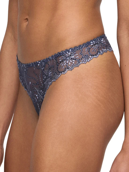 Jane Thong in Blue Shadow - Marie Jo