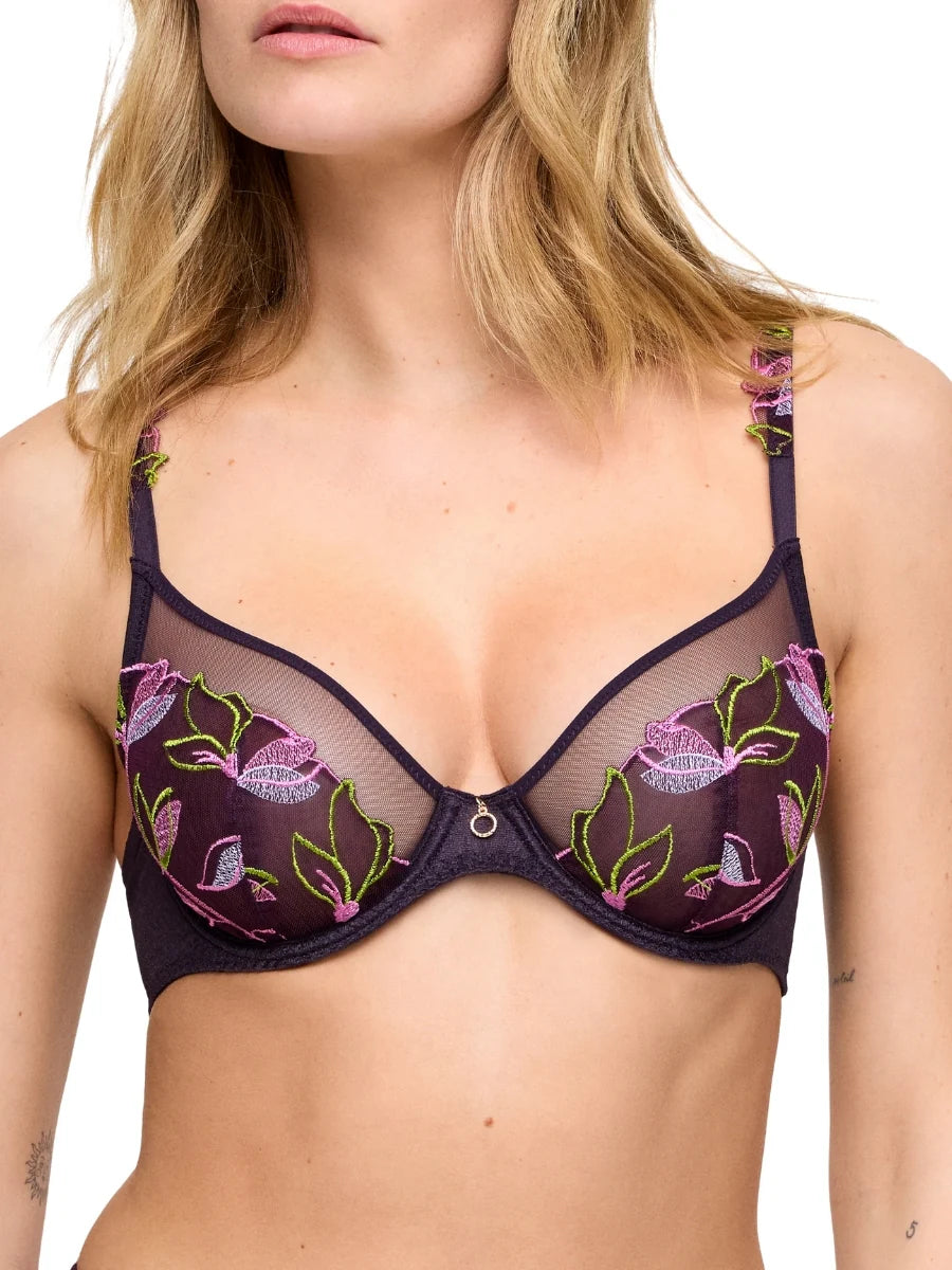 Loish Plunge Bra In Amethyst - Marie Jo