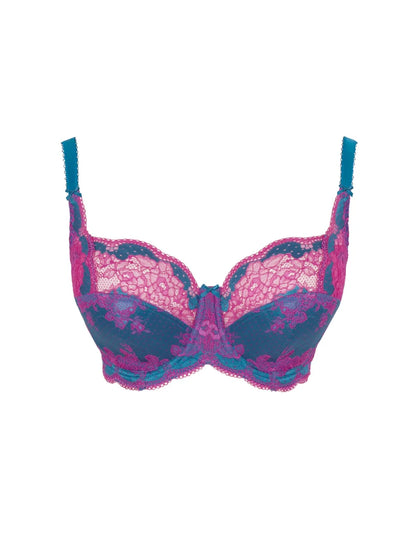 Clara Full Cup in Teal/Magenta - Panache
