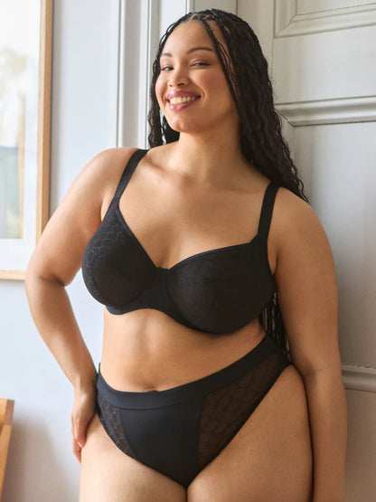 Muse Plunge Bra in Black - Sculptresse