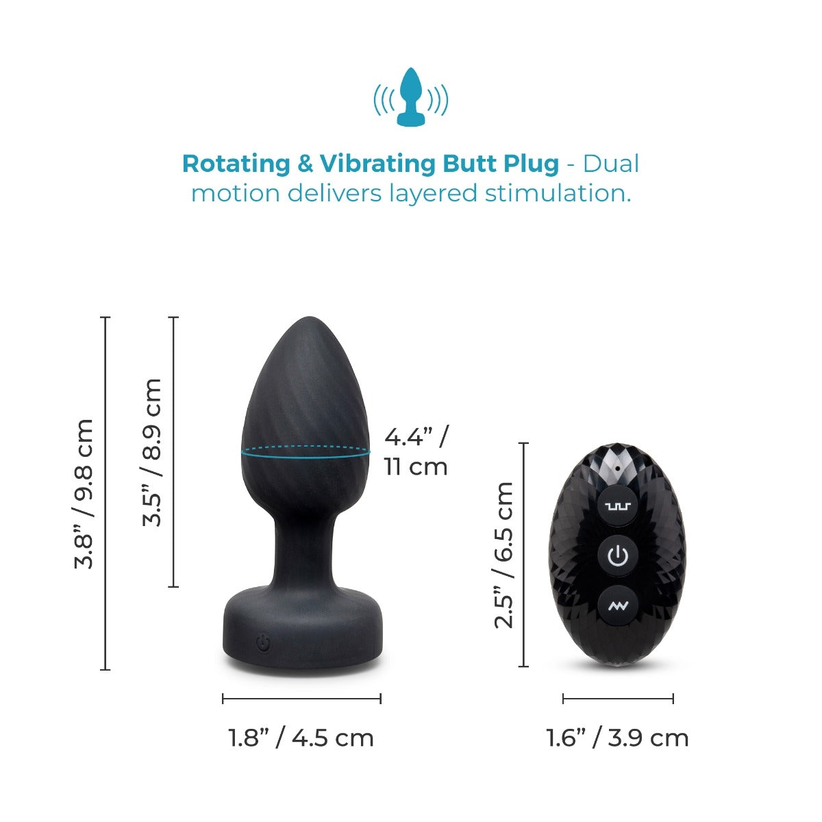 Light Up Butt Plug - b-Vibe