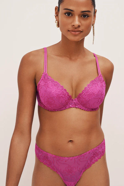 Jane Push Up Removable Pads In Orchid Bliss