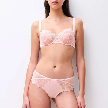 Daydream Lace Demi Bra In Pastel Bouquet - Chantelle