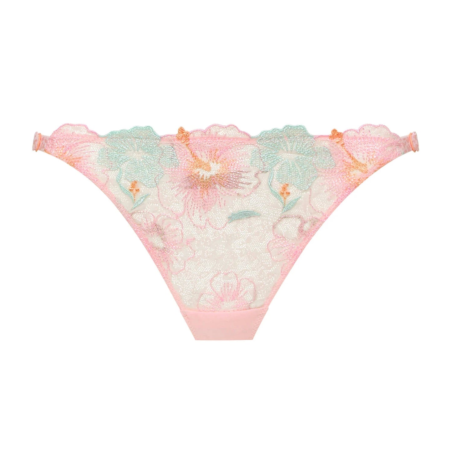 Daydream Lace Thong In Pastel Bouquet - Chantelle