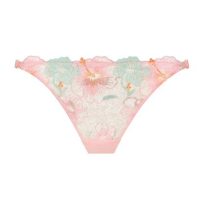 Daydream Lace Thong In Pastel Bouquet - Chantelle