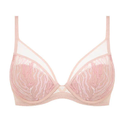 Electra Plunge T-Shirt Bra In Nude Camaieu - Chantelle