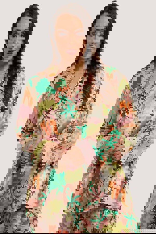 Alja Horvat Recycled Satin Long Sleeve Top - Playful Promises