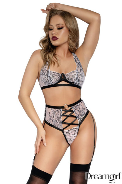 2 Pieces Lace Set - Dreamgirl