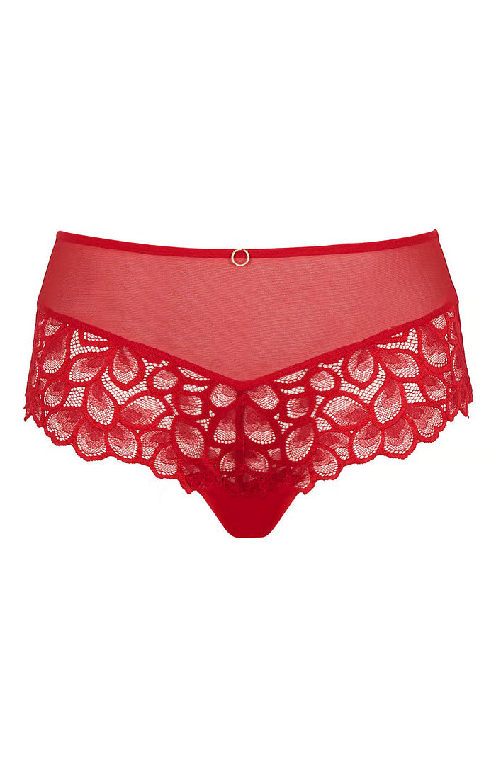Allure Deep Brief in True Red - Panache