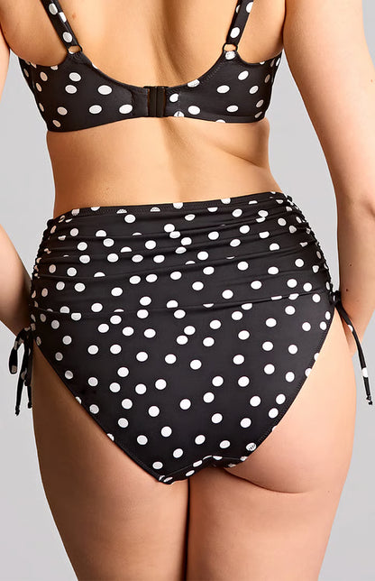 Midi Gather Brief In Polka Dot - Panache