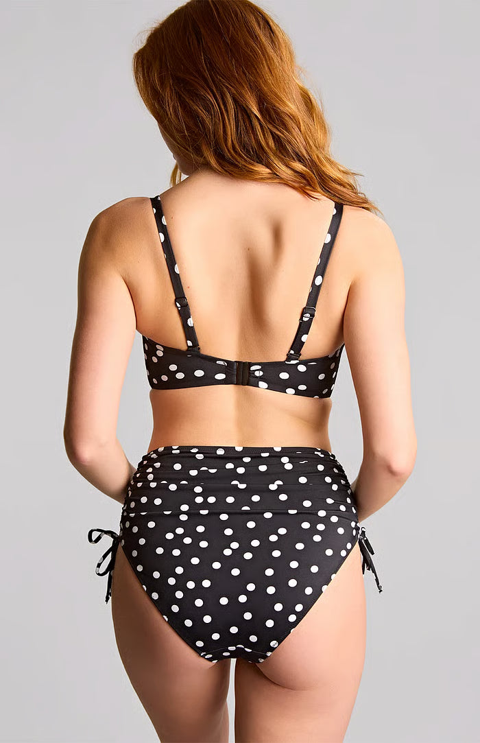 Midi Gather Brief In Polka Dot - Panache