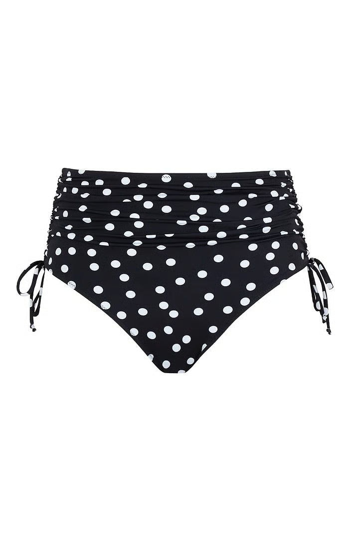 Midi Gather Brief In Polka Dot - Panache