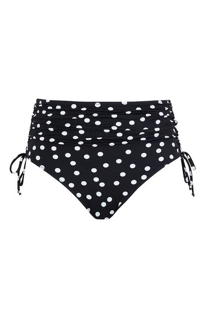Midi Gather Brief In Polka Dot - Panache