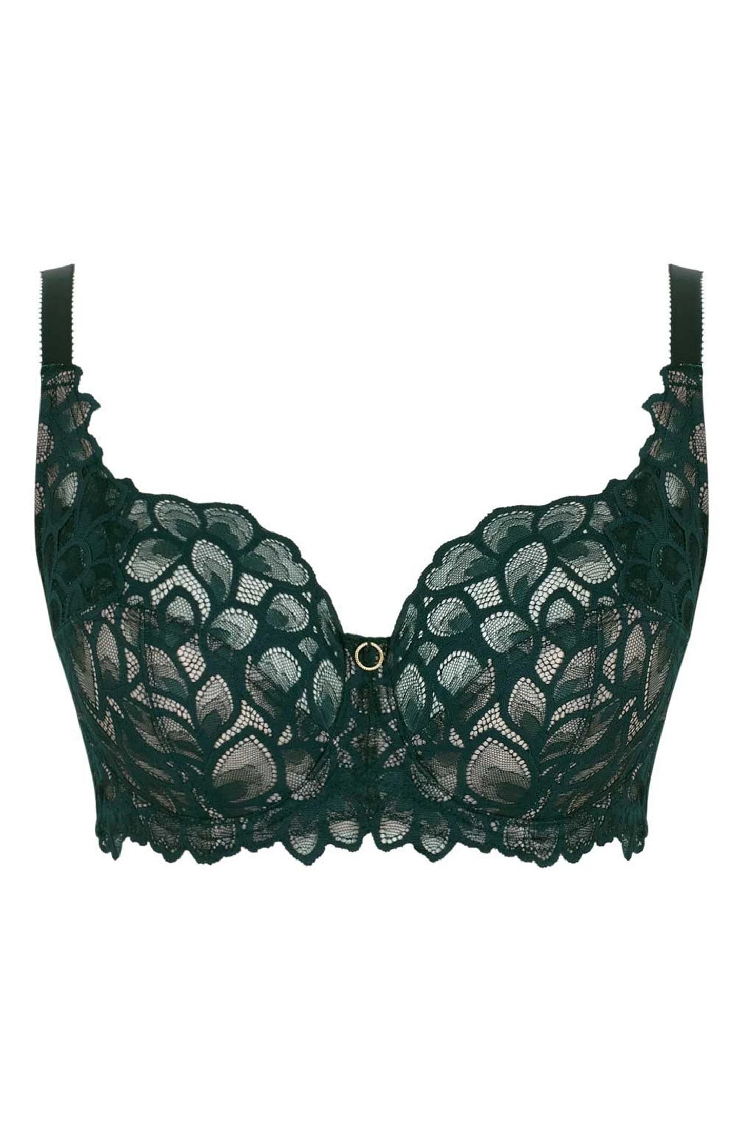 Allure Full Cup Bra In Forest Green - Panache