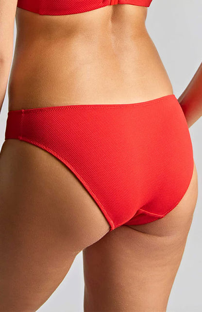 Jennifer Brazilian Bikini Bottom in Aurora Red- Panache