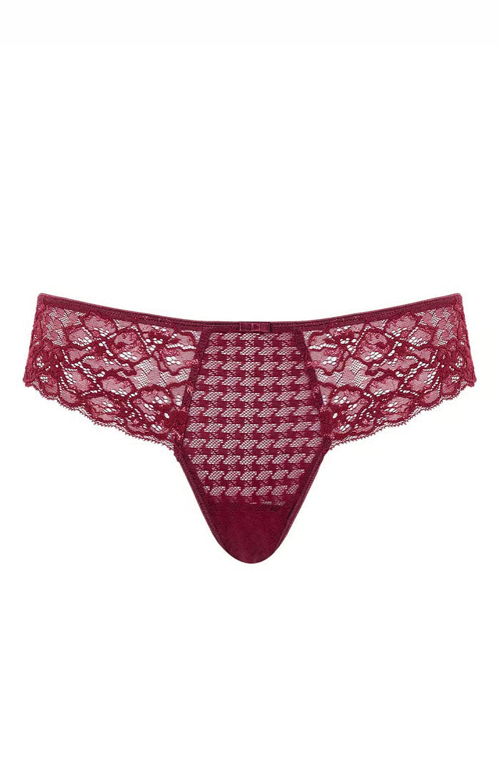 Envy Thong In Sparkling Cherry - Panache