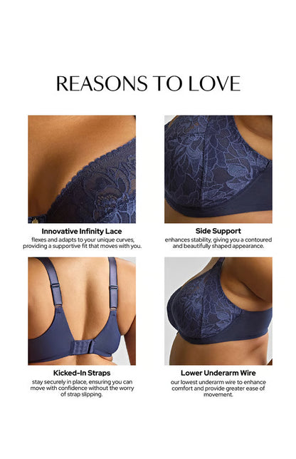 Dream Full Cup In Navy - Sculptresse